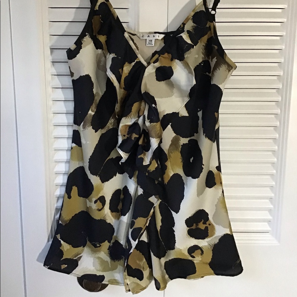 Cabi animal print cami - size xs